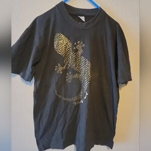 Vintage 1980s Maui Hawaii Lizard T-Shirt Size L USA single stitch